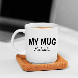 Rolig "Min Mugg" i Cool Skriftstil Kaffemugg