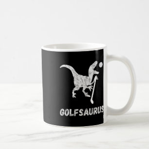 Rolig Mini Golf Spelare Golf Dinosaurie Golfer T-R Kaffemugg