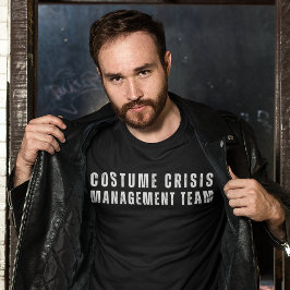 Rolig minimalistisk Halloween-kostym Enkel  T Shirt