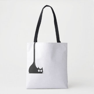 Rolig minimalistisk present till kattälskare tygkasse