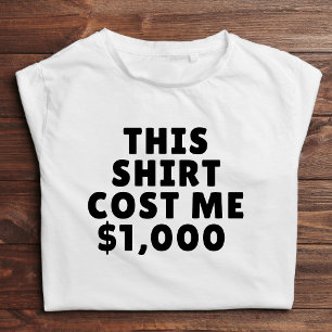 Rolig Minimalistisk Sarksast Den Här Tröjan Kostar T Shirt