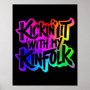Rolig Minnesvärd Familjeåterträffesfirande Kläder Poster