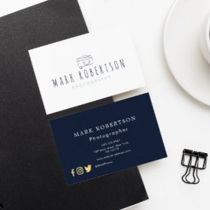 rolig minsta fotografvisitkort visitkort