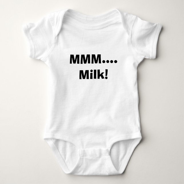 Rolig mjölkbabyT-tröja Tee (Framsida)