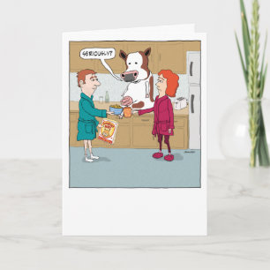 Rolig mjölkning av ko Glad årsdag Kort