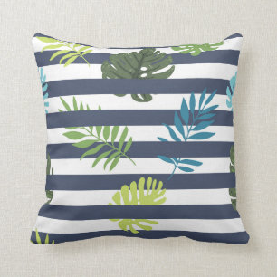 Rolig & modern blom- grafisk dekorativ kudde