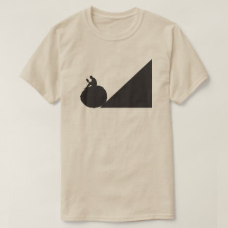 Rolig modern design med intelligent budskap t shirt