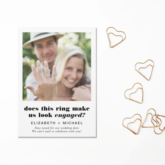 Rolig modern förlovningsbild meddelande (Skapare uppladdad)