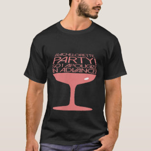 Rolig Möhippa Vin Drickande Brud T Shirt
