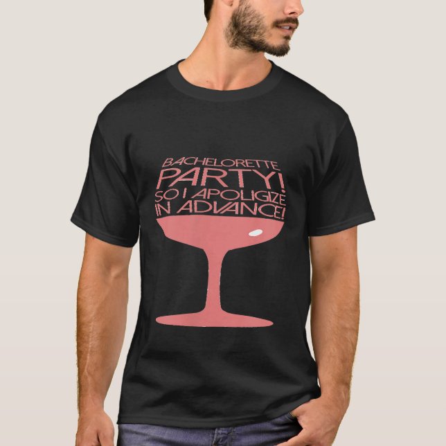 Rolig Möhippa Vin Drickande Brud T Shirt (Framsida)