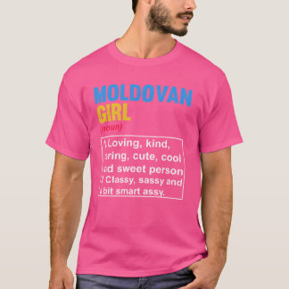 Rolig moldavisk nationalistisk nationalism pojke t shirt