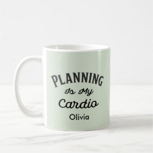 Rolig monogramcitat kaffemugg