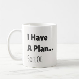 Rolig monogrammerad citat kaffemugg