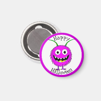 Rolig, Monster, Halloween Magnet