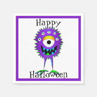 Rolig, Monster, Halloween Pappersservett