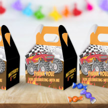 Rolig Monster Truck Födelsedag