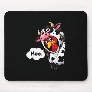 Rolig Moo Kalkon Ko Kostym Thanksgiving Män Kvinno Musmatta