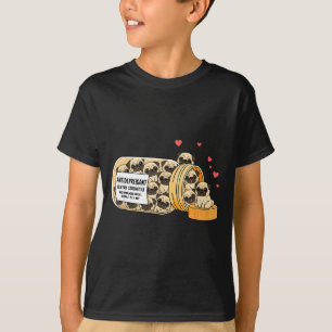 Rolig Mops Antidepressiv Mamma Pappa Barn T Shirt