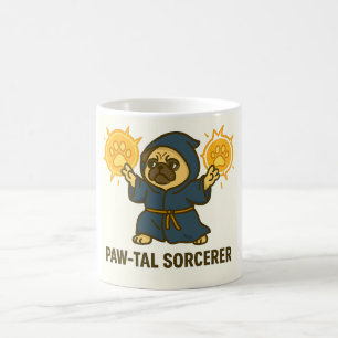 Rolig mops kaffemugg