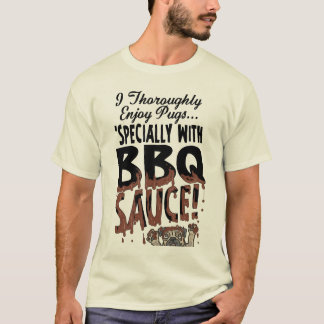 Rolig mopsBBQ Tee Shirt