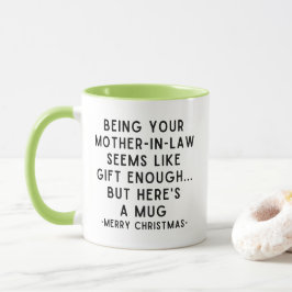 Rolig mor-in-law-mugg Julpresent till svärmor Mugg