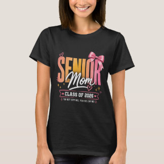 Rolig mor till senior i klass 2026 gymnasiet t shirt