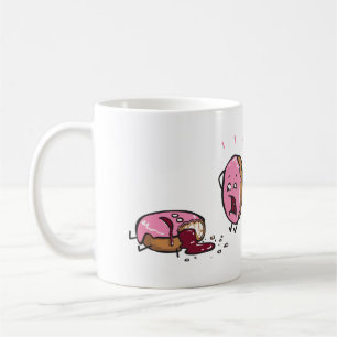 Rolig mördad munktecknad kaffemugg