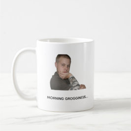 Rolig morgonkaffestämning Mugg Meme-design
