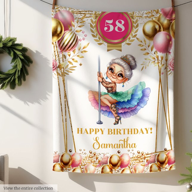 Rolig mormor filt humor present pensionering (Funny Grandma Blanket Humor Gift Retirement)