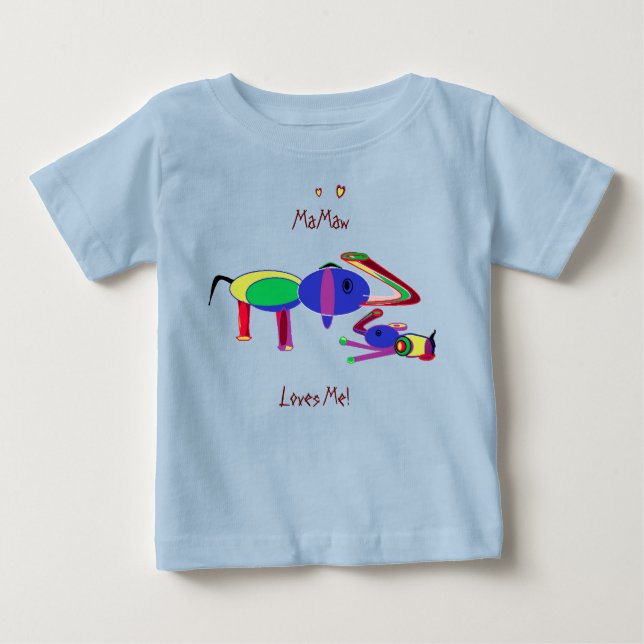 Rolig Mormor - T-Shirt (Framsida)