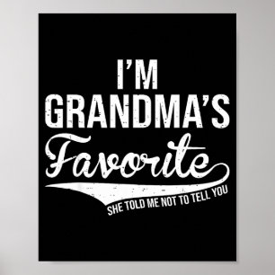 Rolig mormors favoritfarfar &amp; farmor poster