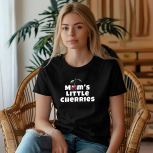 Rolig mormors körsbärsvibbs slogan mors dag t shirt