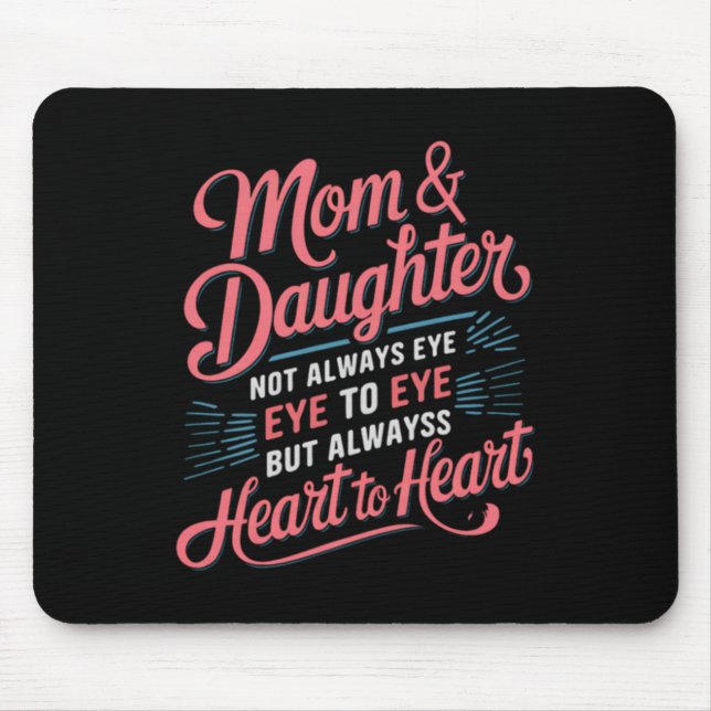 Rolig mors dag från dotter till mamma musmatta (Framsidan)