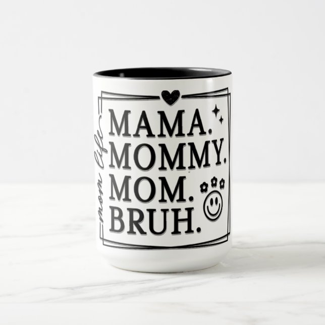 Rolig mors dag mamma liv mugg (Center)