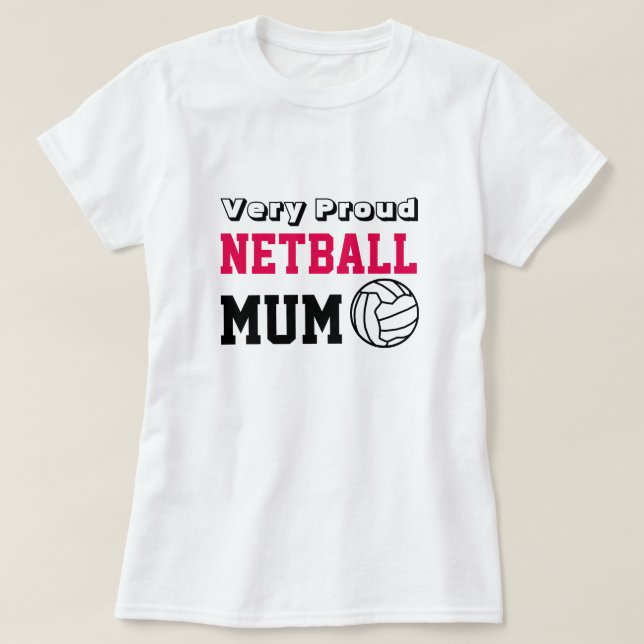 Rolig morsa för bolldesignNetball T Shirt (Design framsida)