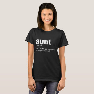 Rolig mosterdefinition för auntie citationstecken tee shirt