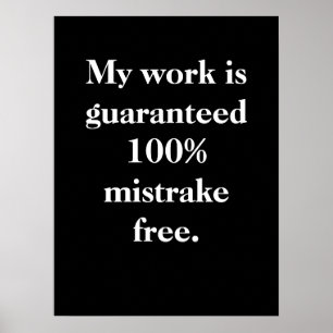 Rolig Motivational kontorsaffisch Poster