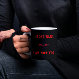 Rolig Motivationscitat med Sarksasm Presenten Mugg