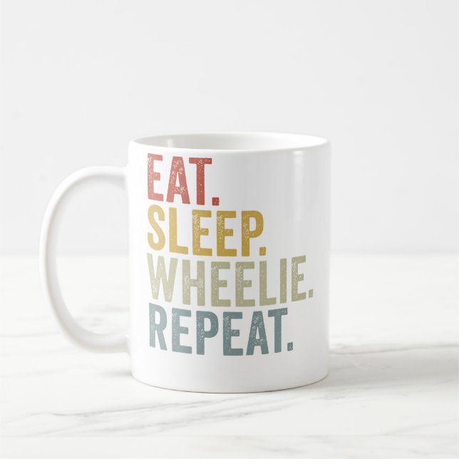 Rolig motorcykel kaffemugg (Vänster)