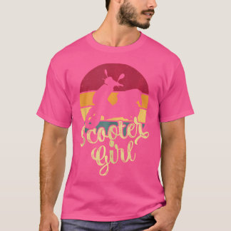Rolig motorcykel scooter för motorcykel t shirt