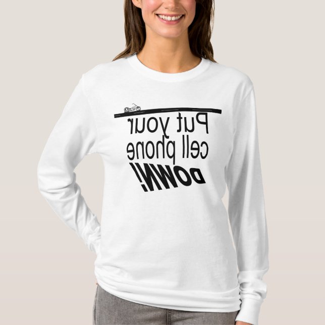Rolig Motorcykel T-Shirt - Allvarligt (Framsida)