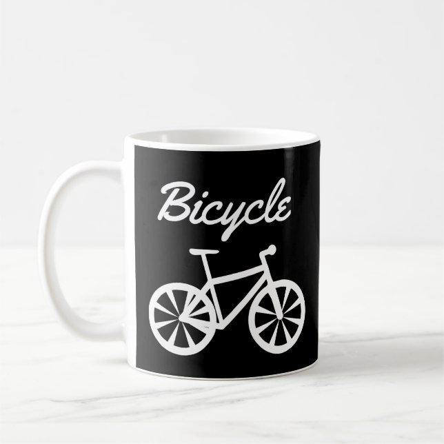 Rolig Mountainbike Kaffemugg (Vänster)