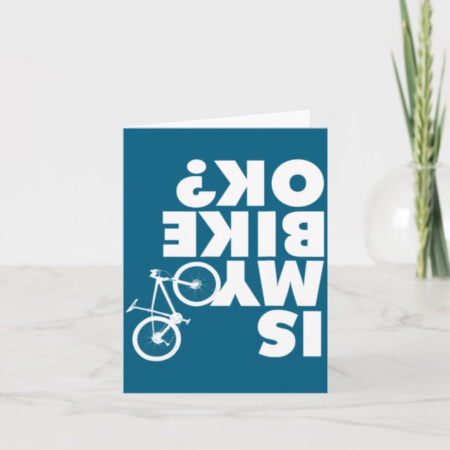 Rolig mountainbike  kort (Framsida)