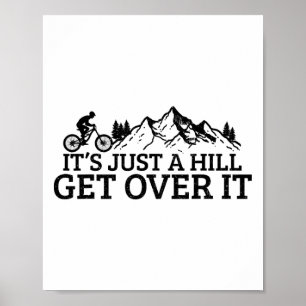 Rolig Mountainbike Mtb Cykling Cykel Cyklist Poster