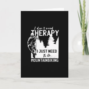 Rolig mountainbikegåva för MTB-cyklist Kort