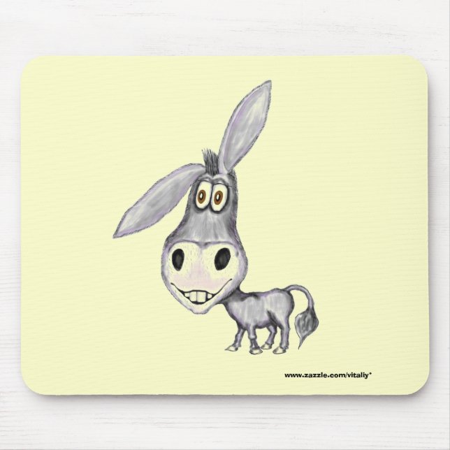 rolig mousepad för åsna musmatta (Framsidan)