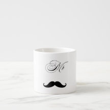 Rolig Moustache-Valentinskopp