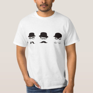 Rolig moustachest-skjorta tee
