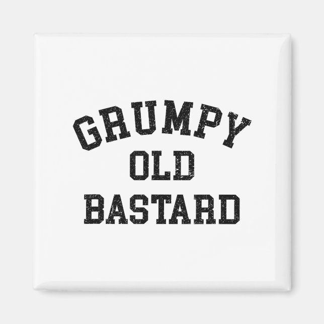 Rolig Mpy Gammal  Magnet (Framsidan)