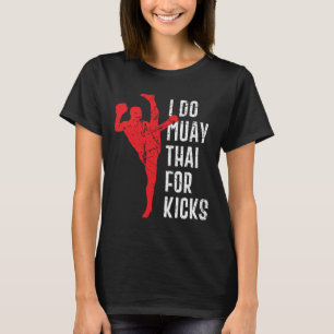 Rolig Muay Thai Boxningsdesign Och Kampfpsort Mma T Shirt